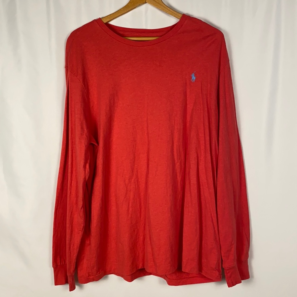 3/$15 Polo Ralph Lauren Long-Sleeve T-Shirt Red XL